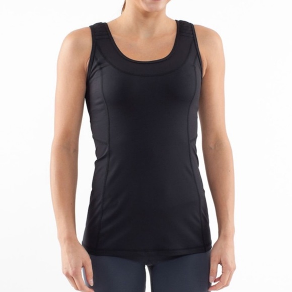 lululemon athletica Tops - Lululemon Run: Stay On Course Tank Black Sz 6